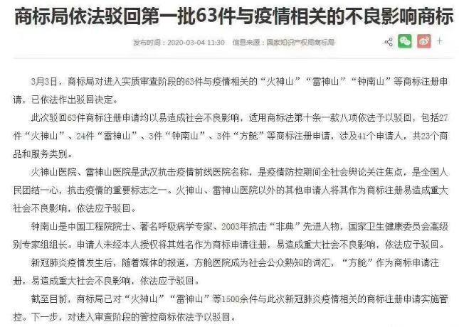 哪些標(biāo)志或者名稱不能用于商標(biāo)注冊(cè)以及使用？